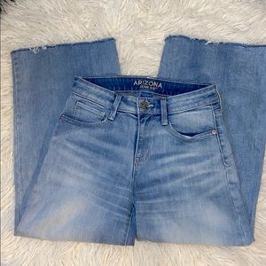 Arizona high-waisted wide leg crop jean